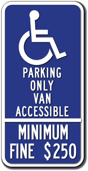 handicap sign