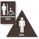 mens restroom sign