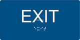 ADA Compliant EXIT Sign,Acrylic Braille 6"x3"-ADA Sign-SignOptima