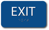 ADA Compliant EXIT Sign,Acrylic Braille 6"x4"-ADA Sign-SignOptima
