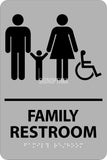 ADA Compliant Family Restroom Braille Sign-Restroom Sign-SignOptima