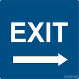 Directional EXIT Sign-ADA Sign-SignOptima