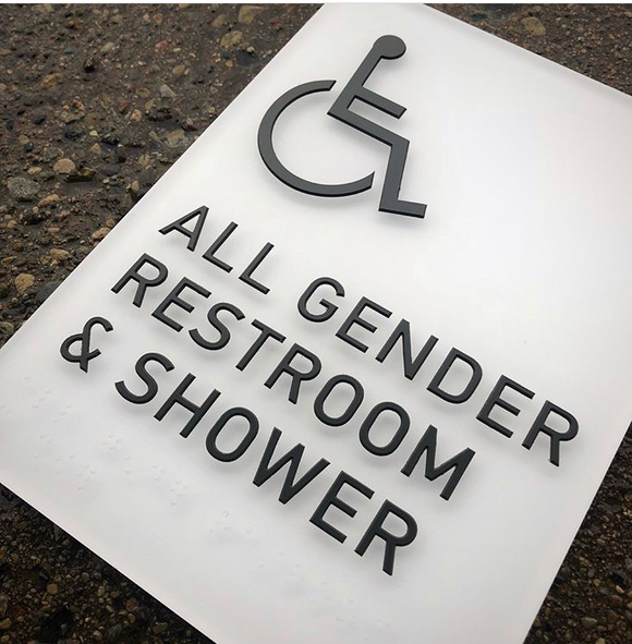 ADA All Gender Restroom Sign