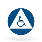 ADA Compliant All Gender Unisex Accessible Restroom Sign , SignOptima™️