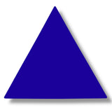 ADA Compliant Men's Geometric Triangle Restroom Door Sign (PLAIN TRIANGLE) -SignOptima™️