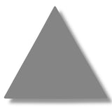 ADA Compliant Men's Geometric Triangle Restroom Door Sign (PLAIN TRIANGLE) -SignOptima™️