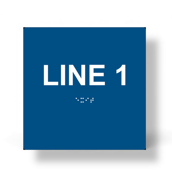 ADA Compliant Custom Sign – 6