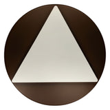 ADA Compliant All Gender Unisex Restroom Sign Geometric Door Sign CA Title 24 ,SignOptima™️