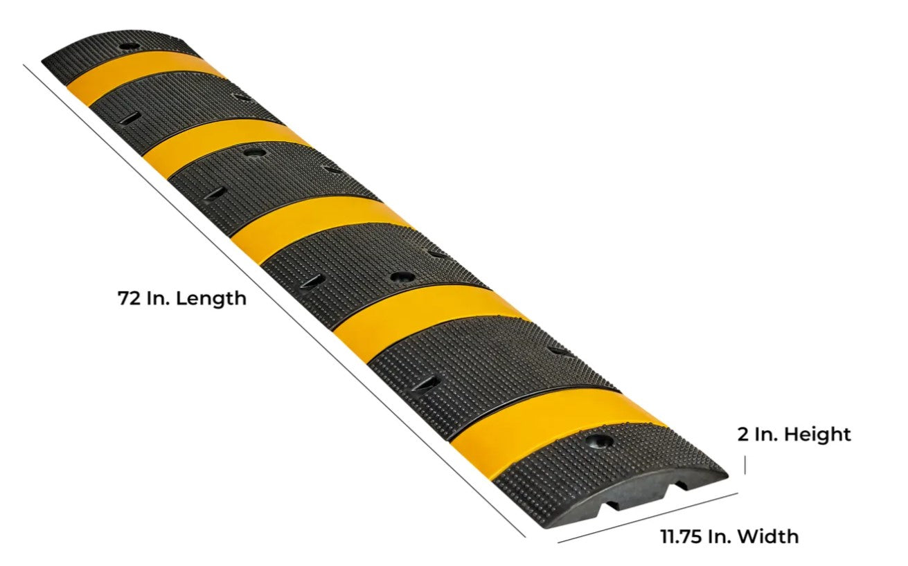 Premium Striped Speed Bump – SignOptima