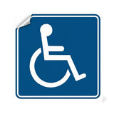 ISA Accessibility Symbol Label – Vinyl Decal – view 2 (SKU ISA-0505)