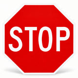 STOP Sign – 0.063" Aluminum Diamond Grade Reflective — 24" Octagon studio product view; SKU PKS-STOP-2424.