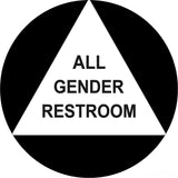 ADA Compliant All Gender Restroom Sign-ADA Sign-SignOptima