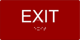 ADA Compliant EXIT Sign,Acrylic Braille 6"x3"-ADA Sign-SignOptima