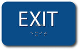 ADA Compliant EXIT Sign,Acrylic Braille 6"x4"-ADA Sign-SignOptima