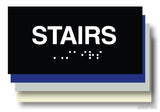 ADA Compliant STAIRS Sign,Acrylic Braille-ADA Sign-SignOptima