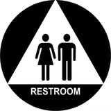 ADA Compliant Unisex Restroom Door Sign-ADA Sign-SignOptima