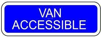 Van Accessible Regulatory Sign-Parking Sign-SignOptima